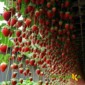 Клубника ампельная Анастасия купить по цене от 370р. в интернет-магазине «Посадика» с доставкой почтой в в Енисейске и по всей России – [изображение №1].